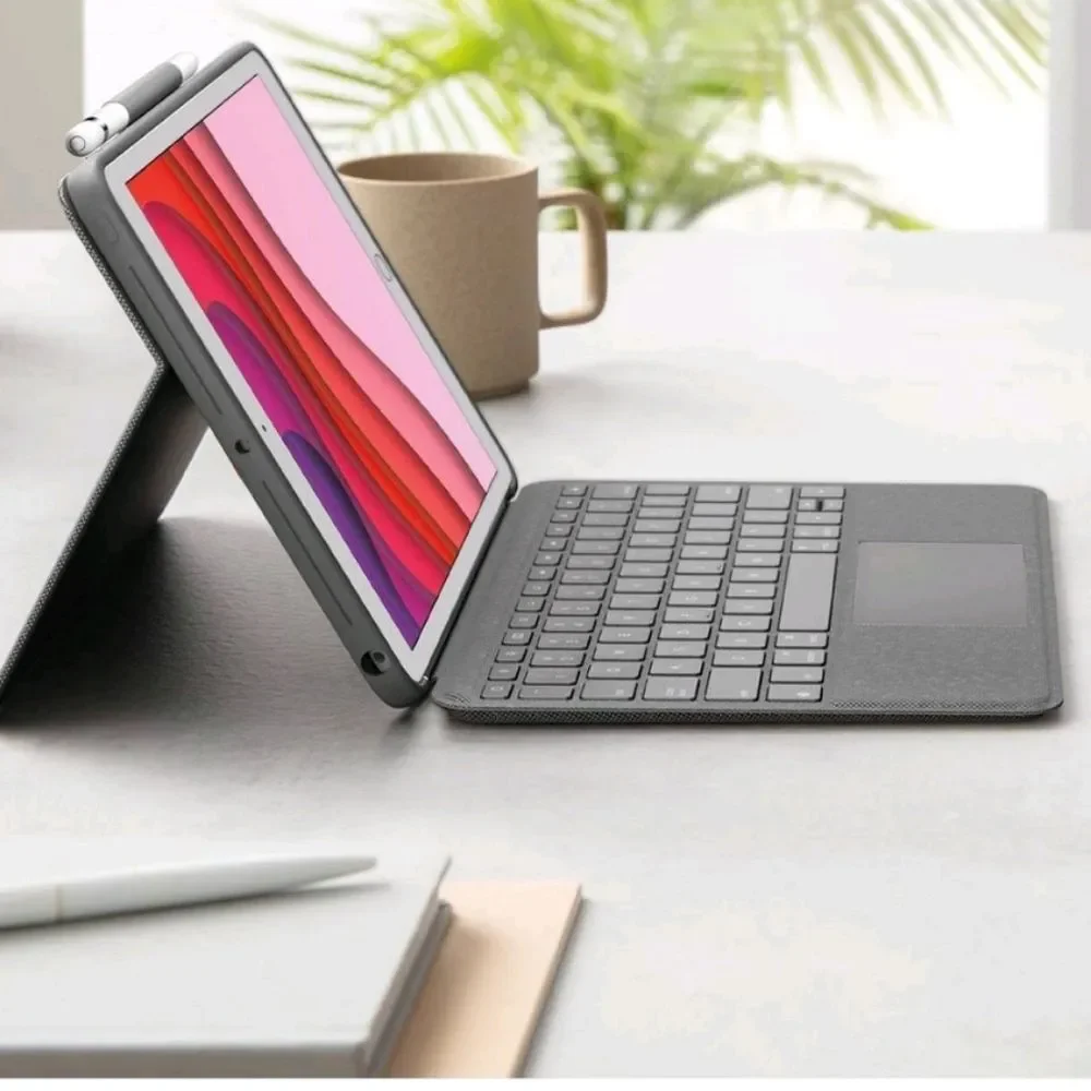 Logitech Combo Touch Detachable Keyboard Case w/Trackpad & Smaet Connector Techn